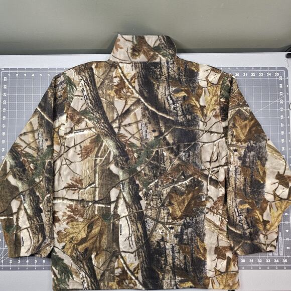10X Products Camouflage Jacket Medium Mossy Oak Realtree Advantage Wind Proof - Picture 11 of 14